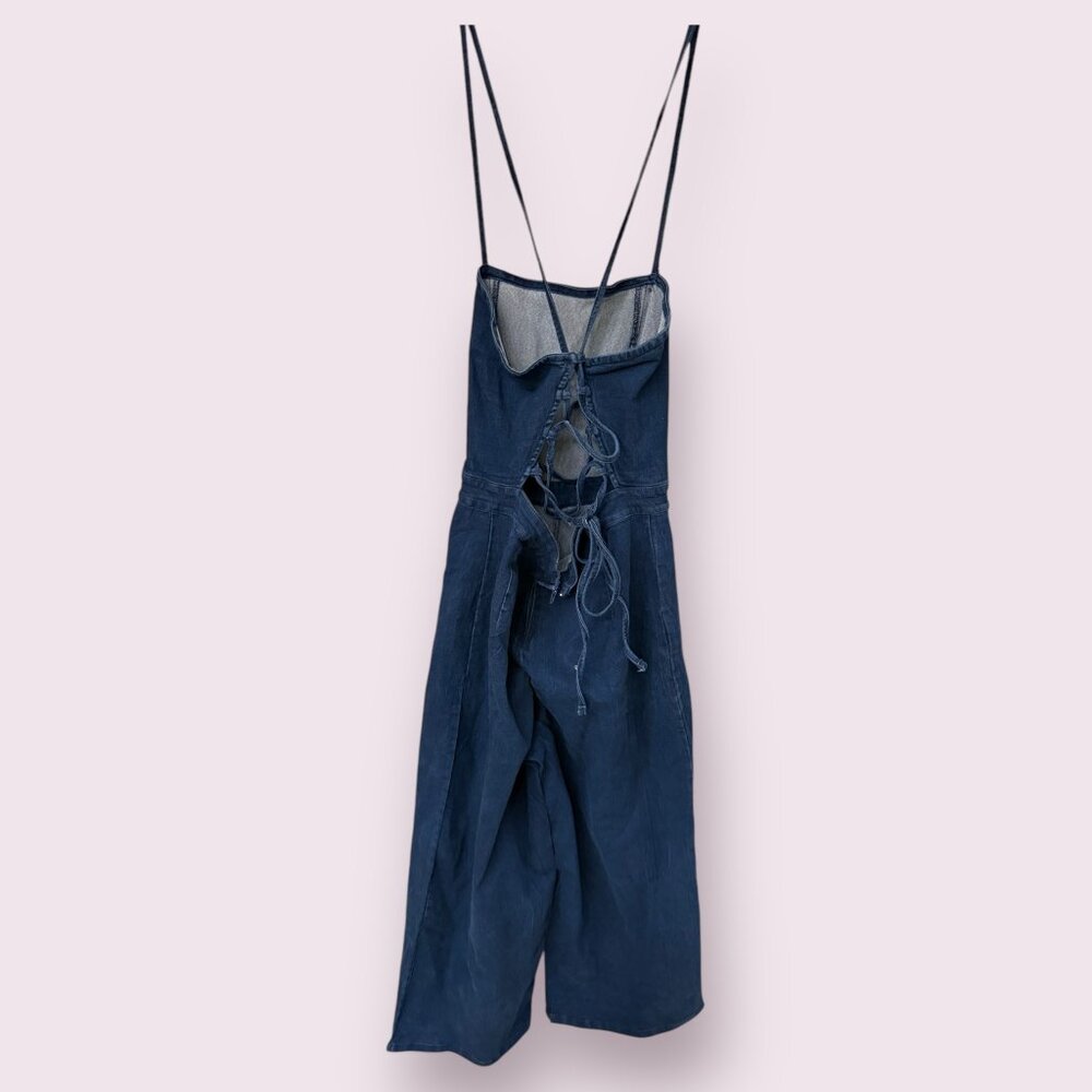 👖 DEREK HEART Denim Jumpsuit | Size L | Dark Wash 👖